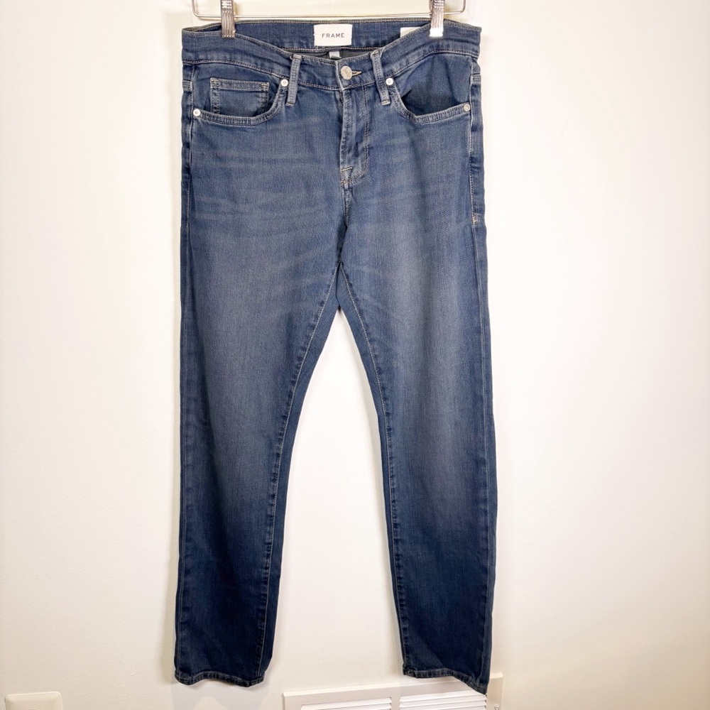 Frame L’Homme Slim Blue Jeans